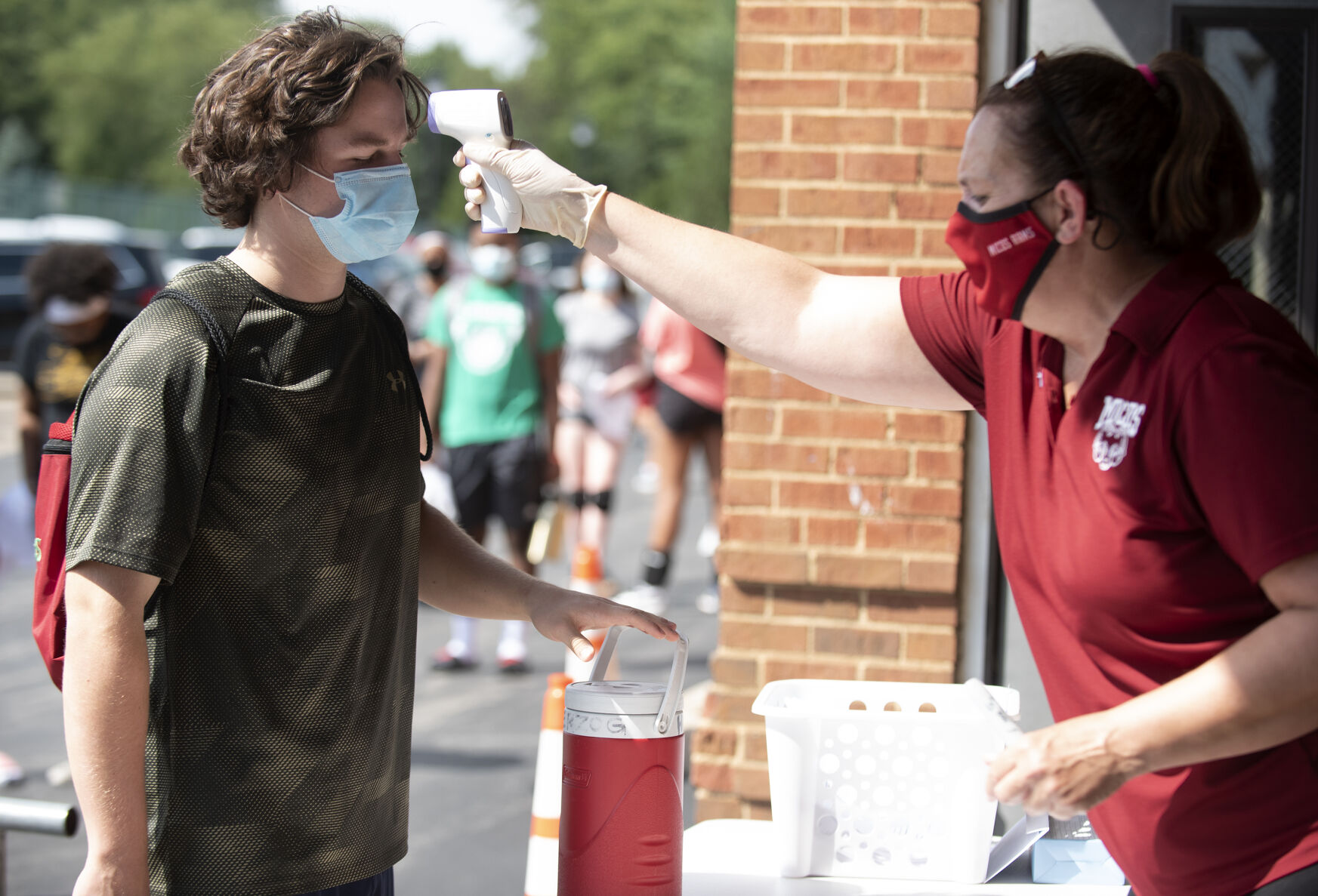 MICDS football practice
